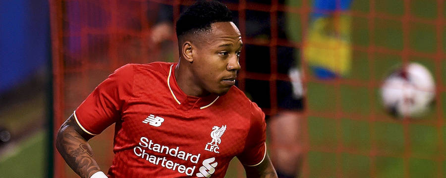 Nathaniel Clyne In Front Of Net Wallpaper