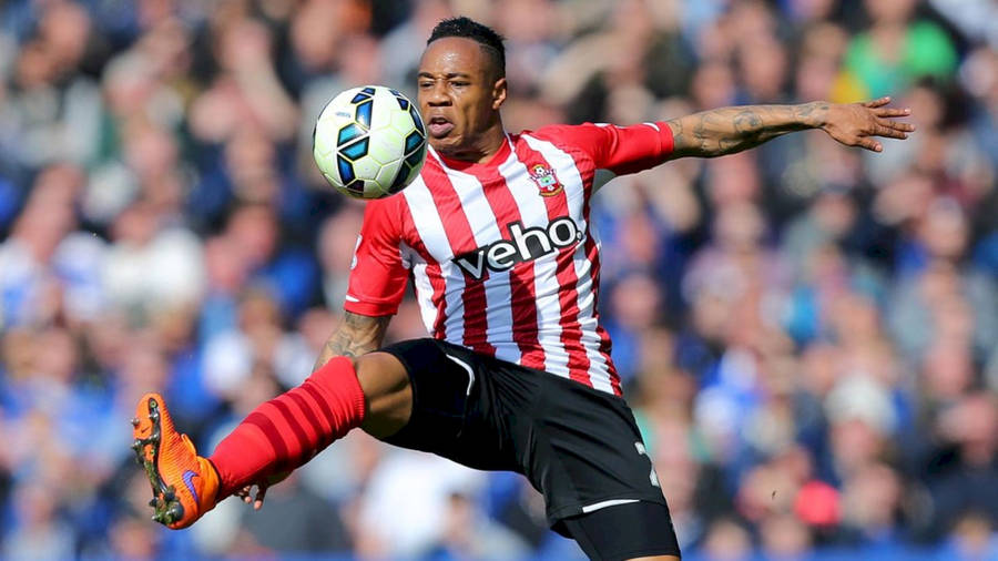 Nathaniel Clyne Playing Football Wallpaper