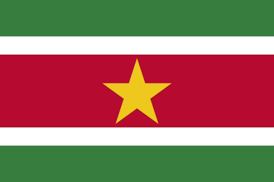 National Flag Of Suriname Wallpaper