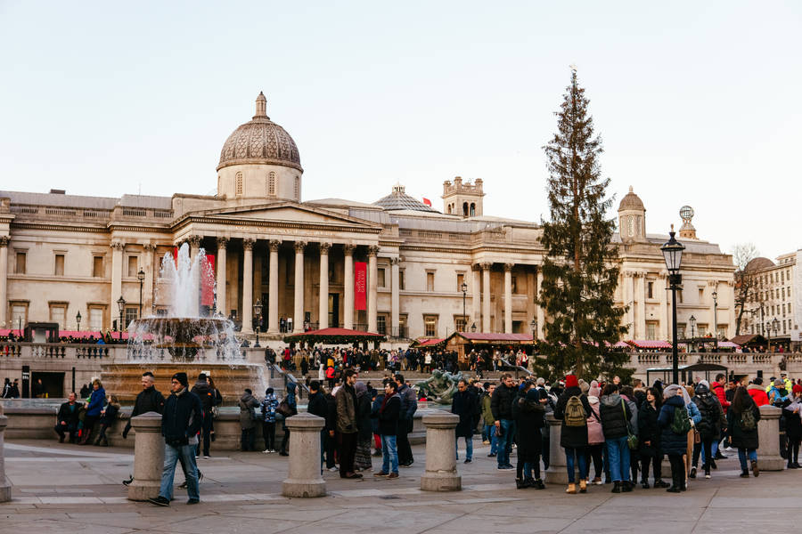 National Gallery On Trafalgar Square Wallpaper