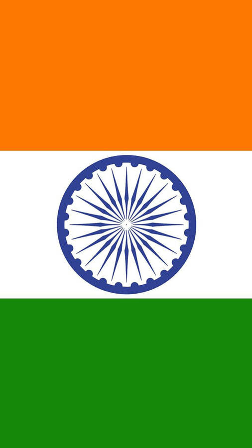 National Indian Flag Mobile Wallpaper