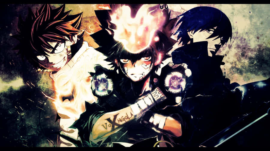 Natsu Tsuna Hei Anime All Characters Hd Wallpaper