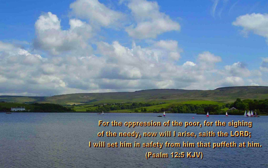 Nature Christian Bible Verse Psalm Wallpaper