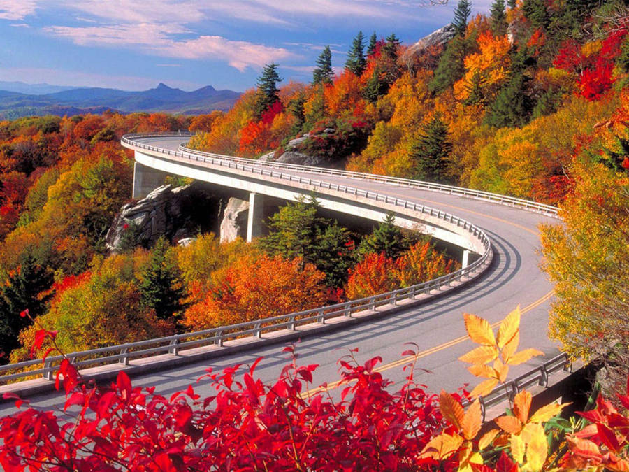 Nature Computer Blue Ridge Parkway Wallpaper