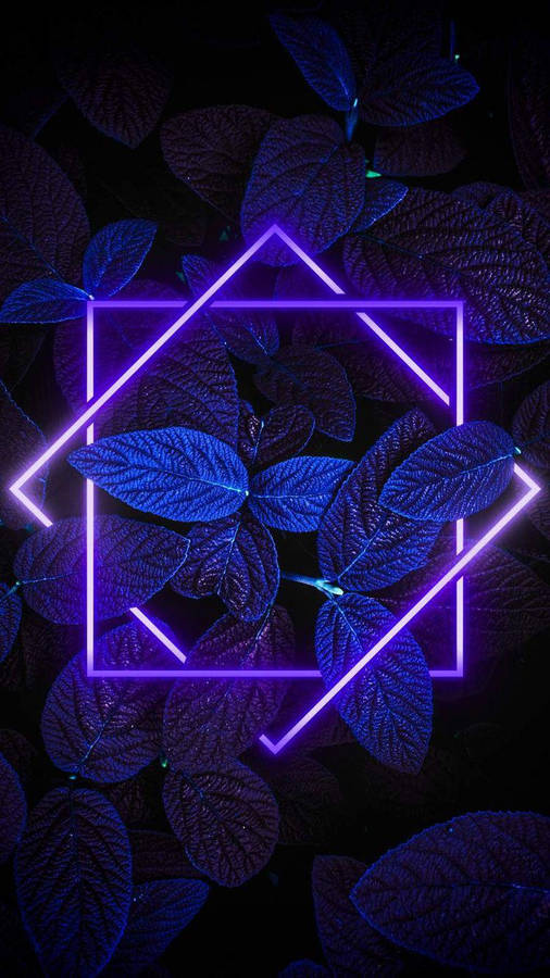 Nature Dark Neon Themes Wallpaper