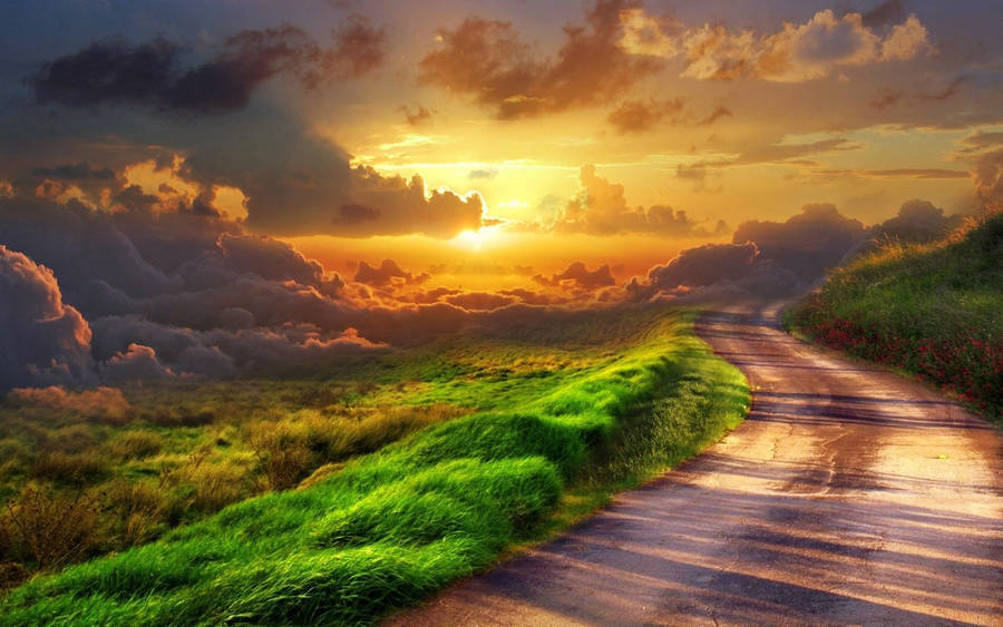 Nature In Pixel Wallpaper