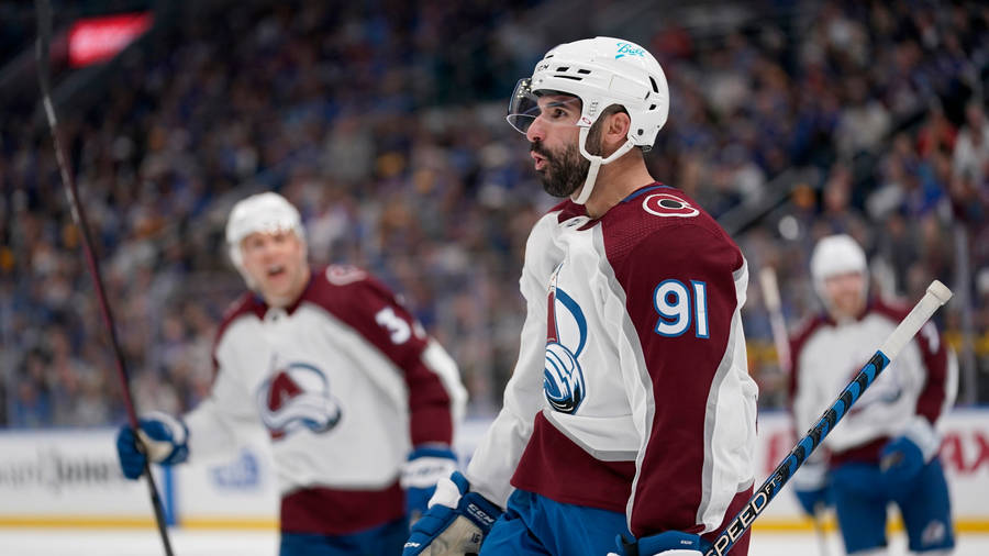 Nazem Kadri Colorado Avalanche Teammates Wallpaper