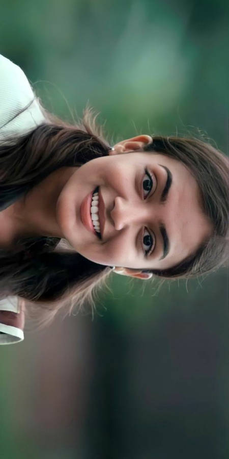 Nazriya Hd Pony Tails Wallpaper