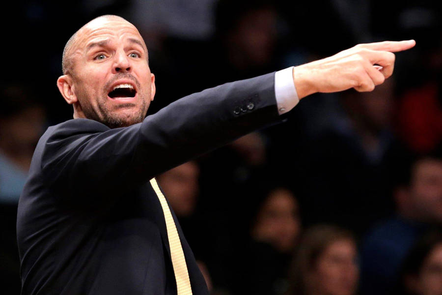 Nba Coach Jason Kidd Pointing Wallpaper