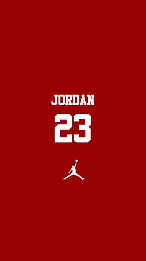 Nba Iphone Jordan 23 With Logo Wallpaper