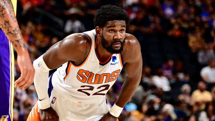 Nba Match Phoenix Suns Deandre Ayton Wallpaper