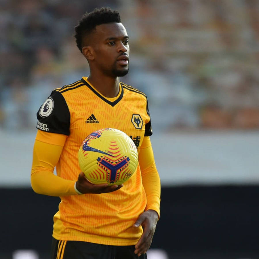 Nelson Semedo Wearing Yellow Wallpaper