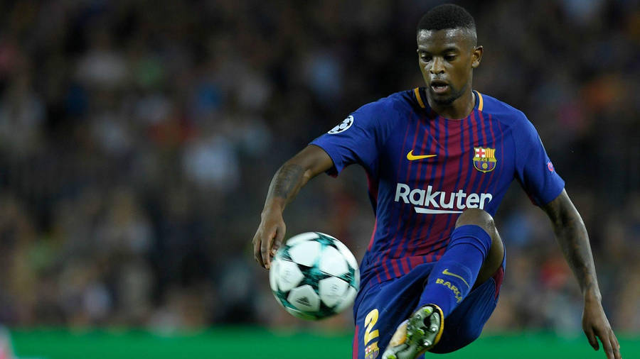 Nelson Semedo With The Ball Wallpaper