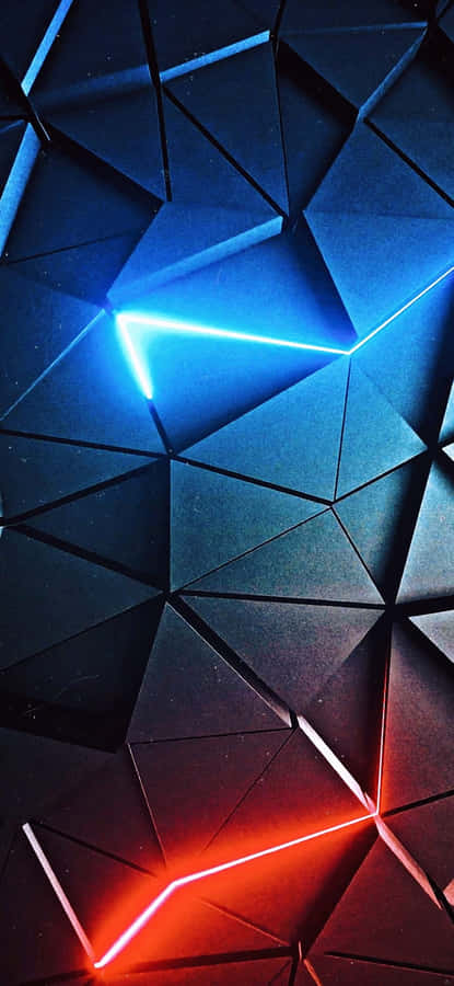 Neon_ Geometric_ Lights_i Phone_ Wallpaper Wallpaper
