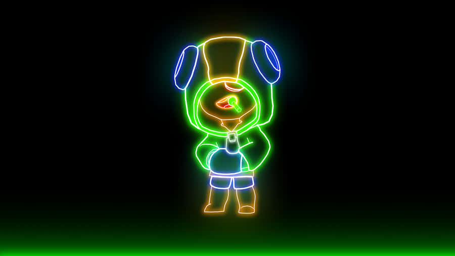 Neon Leon Brawl Stars Wallpaper