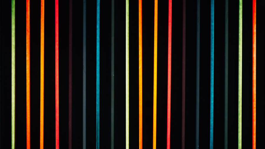 Neon Light Stripes Wallpaper