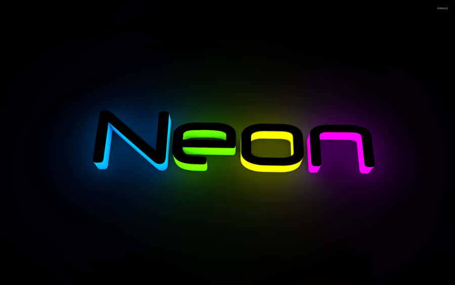 Neon Lights Can Give An Aesthetic To Any Environment. Wallpaper