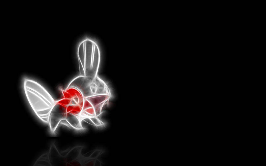 Neon Lights Mudkip Wallpaper