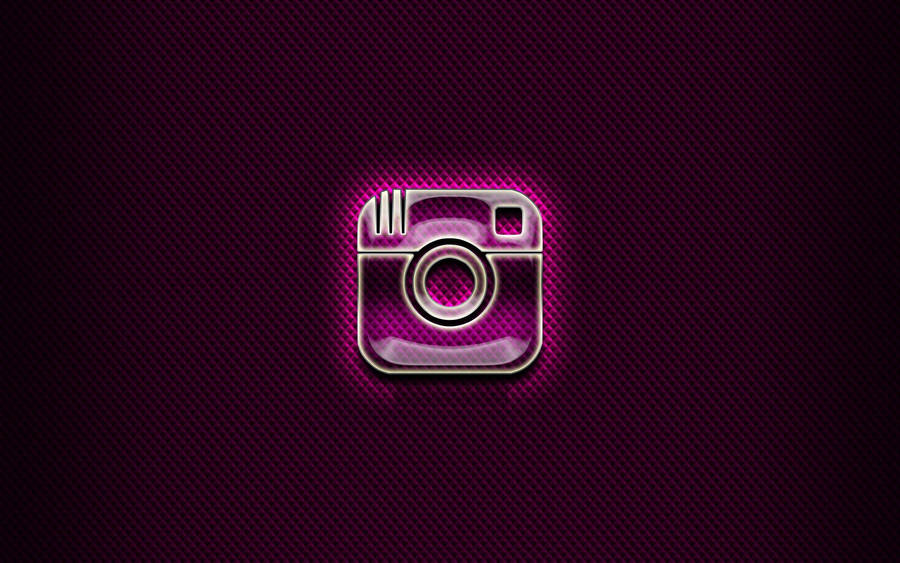 Neon Pink Instagram Logo Wallpaper