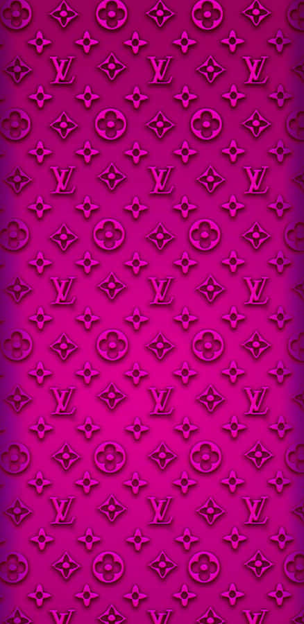 Neon Pink Louis Vuitton Iphone Wallpaper