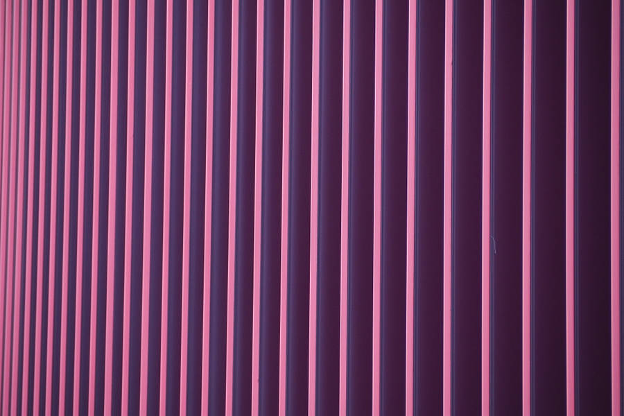 Neon Pink Striped Texture Wallpaper