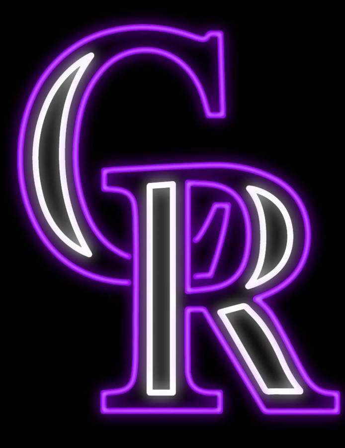 Neon Purple Colorado Rockies Wallpaper