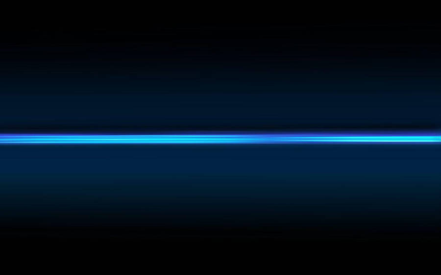 Neon Thin Blue Line Desktop Wallpaper