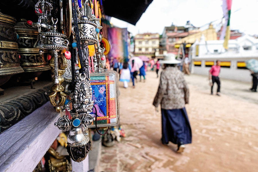 Nepal Souvenir Market Wallpaper