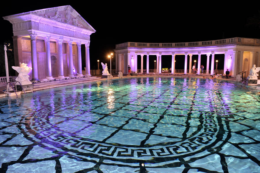 Neptune Pool At Hearst Castle Wallpaper