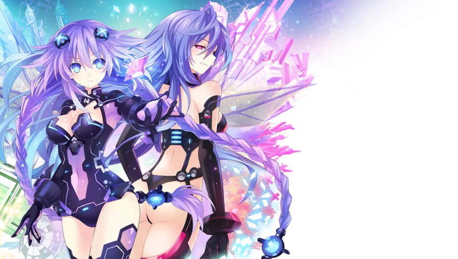 Neptune, The Protagonist Of The Hyperdimension Neptunia Saga Wallpaper