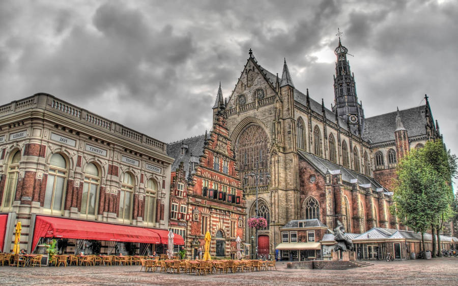 Netherlands Grote Kerk Wallpaper