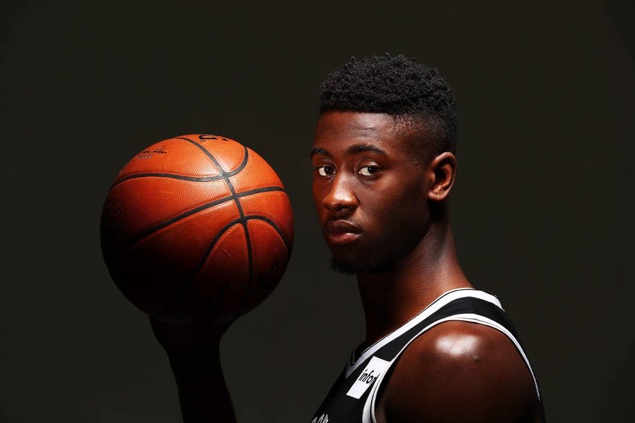 Nets Caris Levert Basketball Portrait Wallpaper