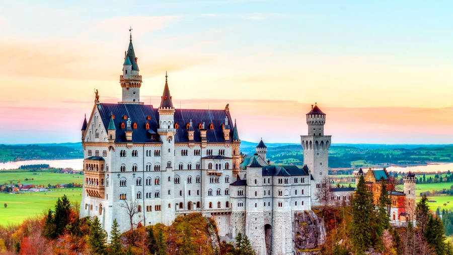 Neuschwanstein Castle Bavaria Germany Europe Wallpaper