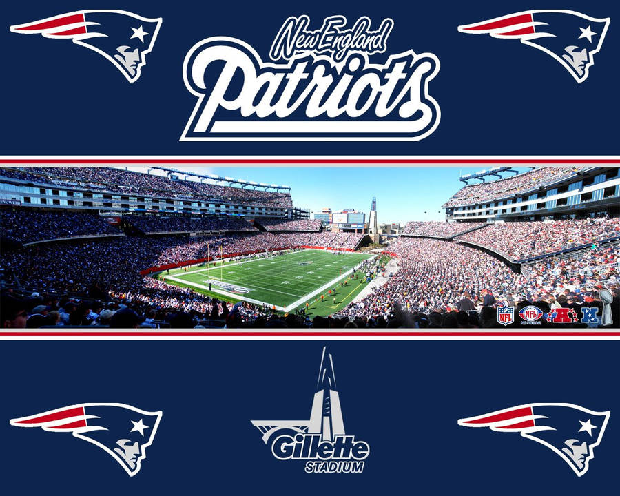 New England Patriots At Gillette Stadium Wallpaper