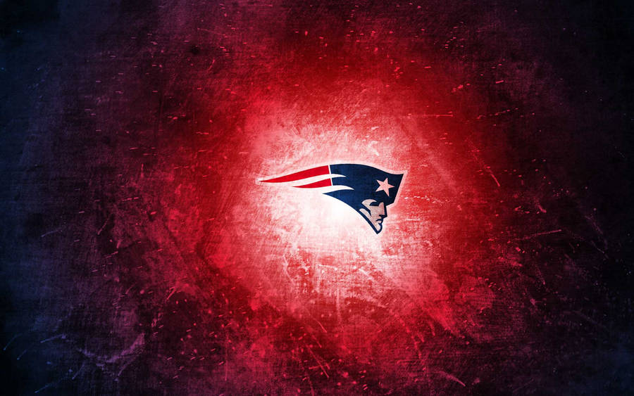 New England Patriots Logo In Red Wallpaper