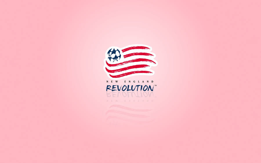 New England Revolution Pink Logo Wallpaper