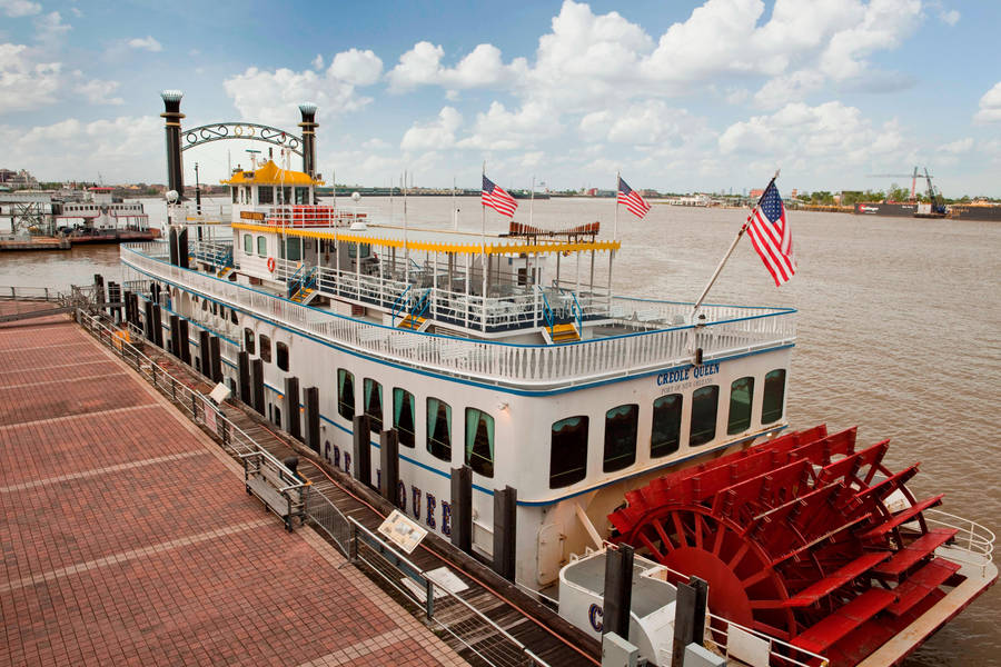 New Orleans Louisiana Steamboat Wallpaper