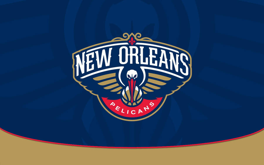 New Orleans Pelicans Blue And Gold Wallpaper