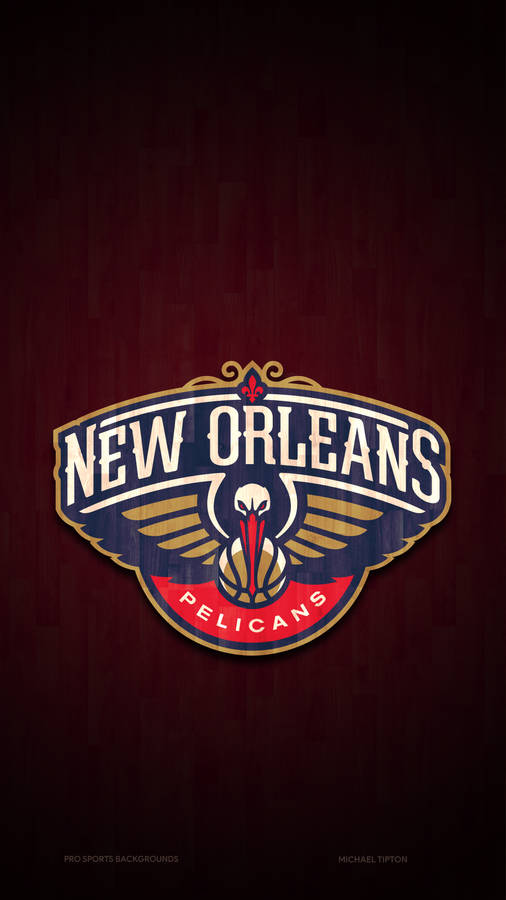 New Orleans Pelicans Maroon Wallpaper