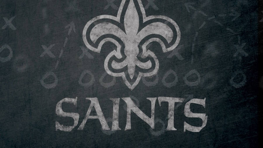 New Orleans Saints Chalk Wallpaper