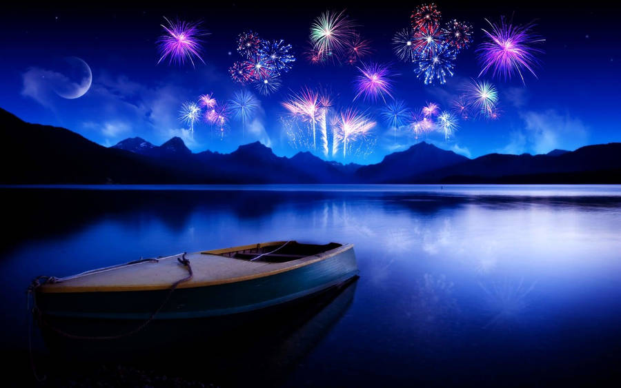 New Year's Eve Beautiful Night Wallpaper