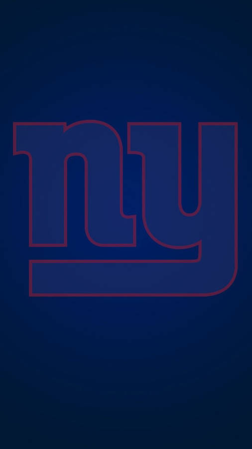 New York Giants Logo Red Trim Wallpaper