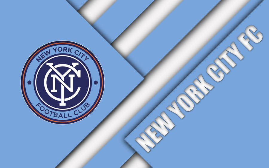New York Hd Fc Logo Diagonal Square Wallpaper