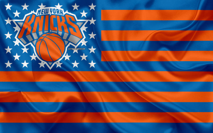 New York Knicks Team Flag Wallpaper