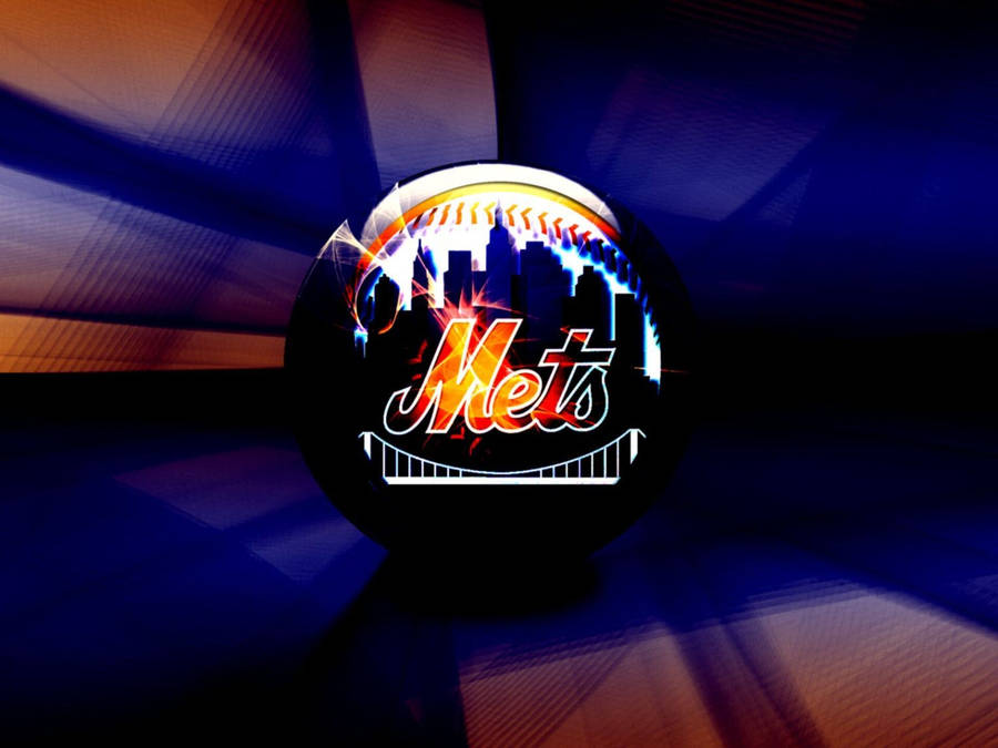 New York Mets Blue Graphics Wallpaper