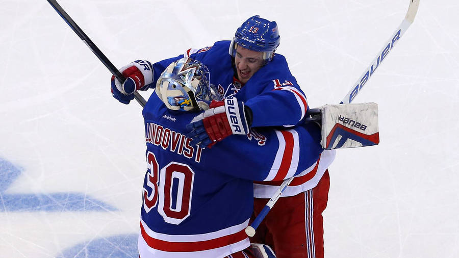 New York Rangers Henrik Lundqvist And Kevin Hayes Wallpaper