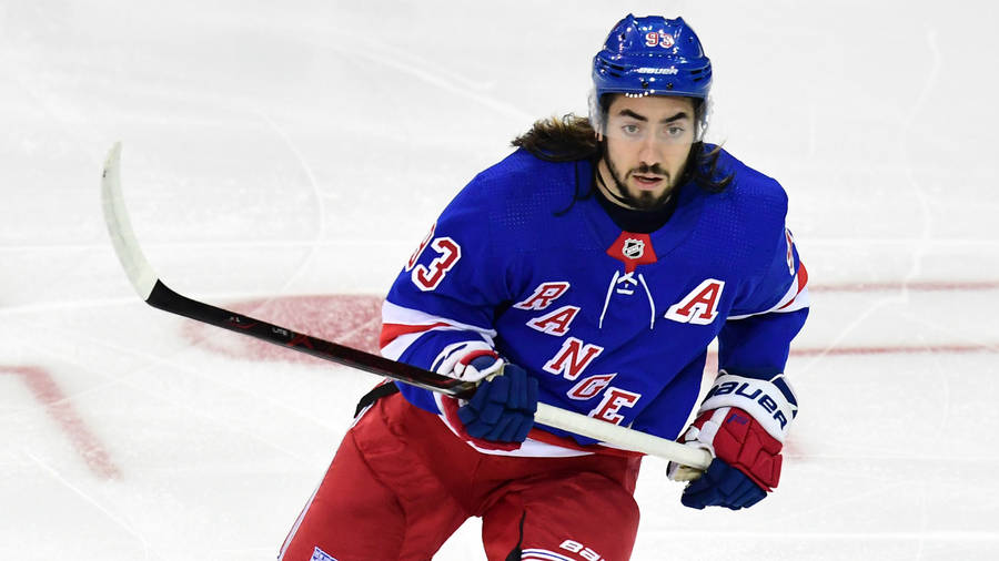 New York Rangers Mika Zibanejad Wallpaper