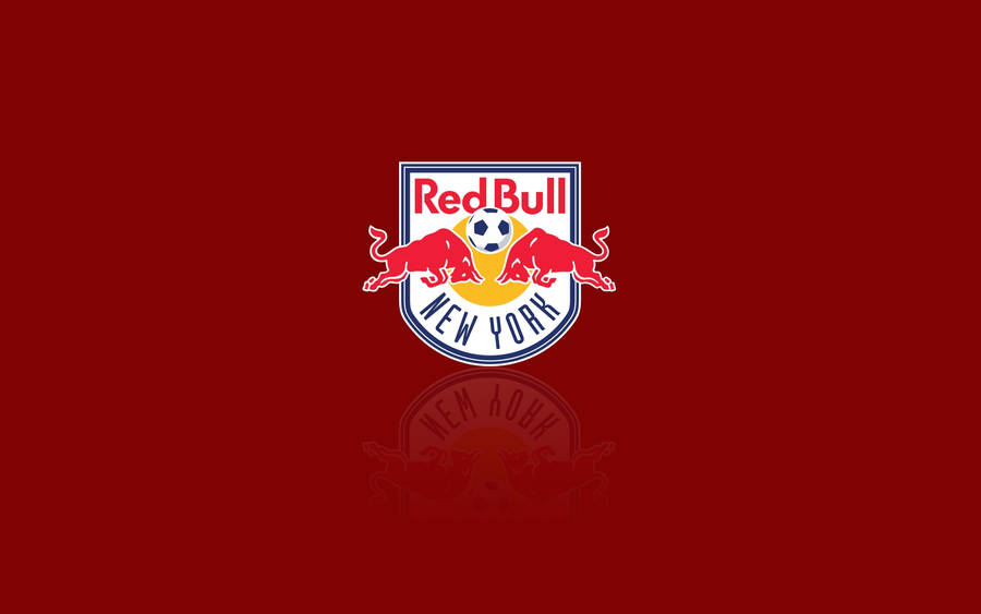 New York Red Bulls Logo Red Wallpaper