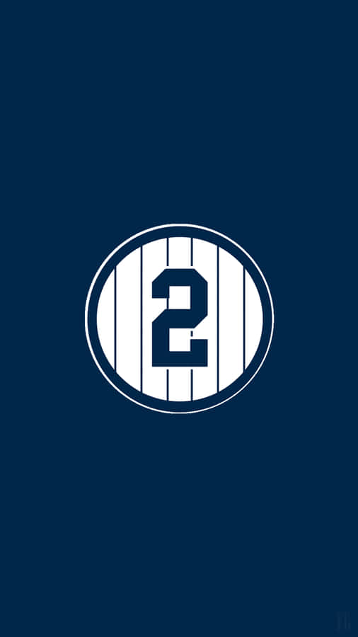 New York Yankees Baseball Team Number 2 Wallpaper