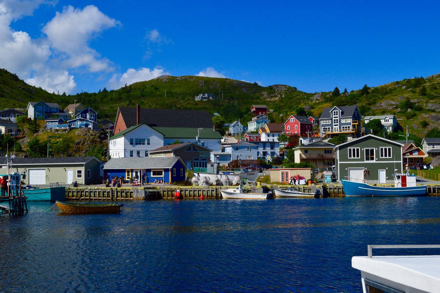 Newfoundland's Clear Blue Ocean Wallpaper